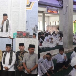 Hadiri Khatam Al-Qur’an TPA, TPQ, MDA dan MDTA se-Nagari Koto Baru,Ketua DPRD H.Erianto dukungan terhadap program program keagamaan yang dilaksanakan di Pasaman Barat