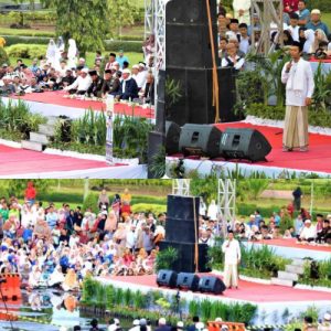 Tabligh Akbar Bersama UAS dihadiri Ketua DPRD Pasaman Barat H.Erianto.SE.SH di Halaman Kantor Bupati Pasbar Dihadiri Ribuan Jemaah
