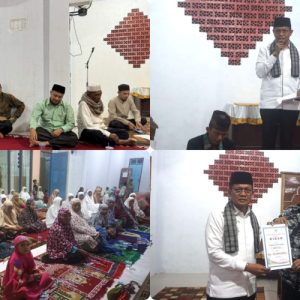 Pimpin TSR Pasaman Barat di Masjid Al-Mujahidin Limpato, ini Pesan Ketua DPRD H.Erianto.SE.SH Himbau Generasi Muda Berkontribusi Membangun Nagari