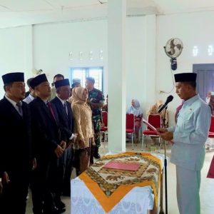 Bamus Muara Kiawai Resmi Dilantik, Wabup Risnawanto Harapkan Bamus Jalankan Tugas Dan Fungsi Dengan Maksimal