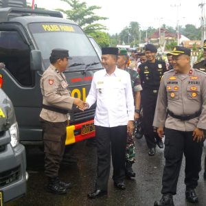 Wabup Pasbar Hadiri Apel Gelar Pasukan Operasi Singgalang 2023