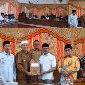 Ketua DPRD H.Erianto.SE.SH Pimpin Sidang Paripurna Penyampaian Nota Pengantar Laporan Pertanggungjawaban Pelaksanaan APBD Tahun 2022