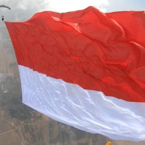 MERAH PUTIH RAKSASA DI LANGIT KERTAJATI