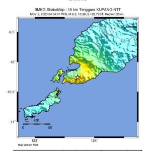 Gempa Kuat Guncang Nusa Tenggara Timur