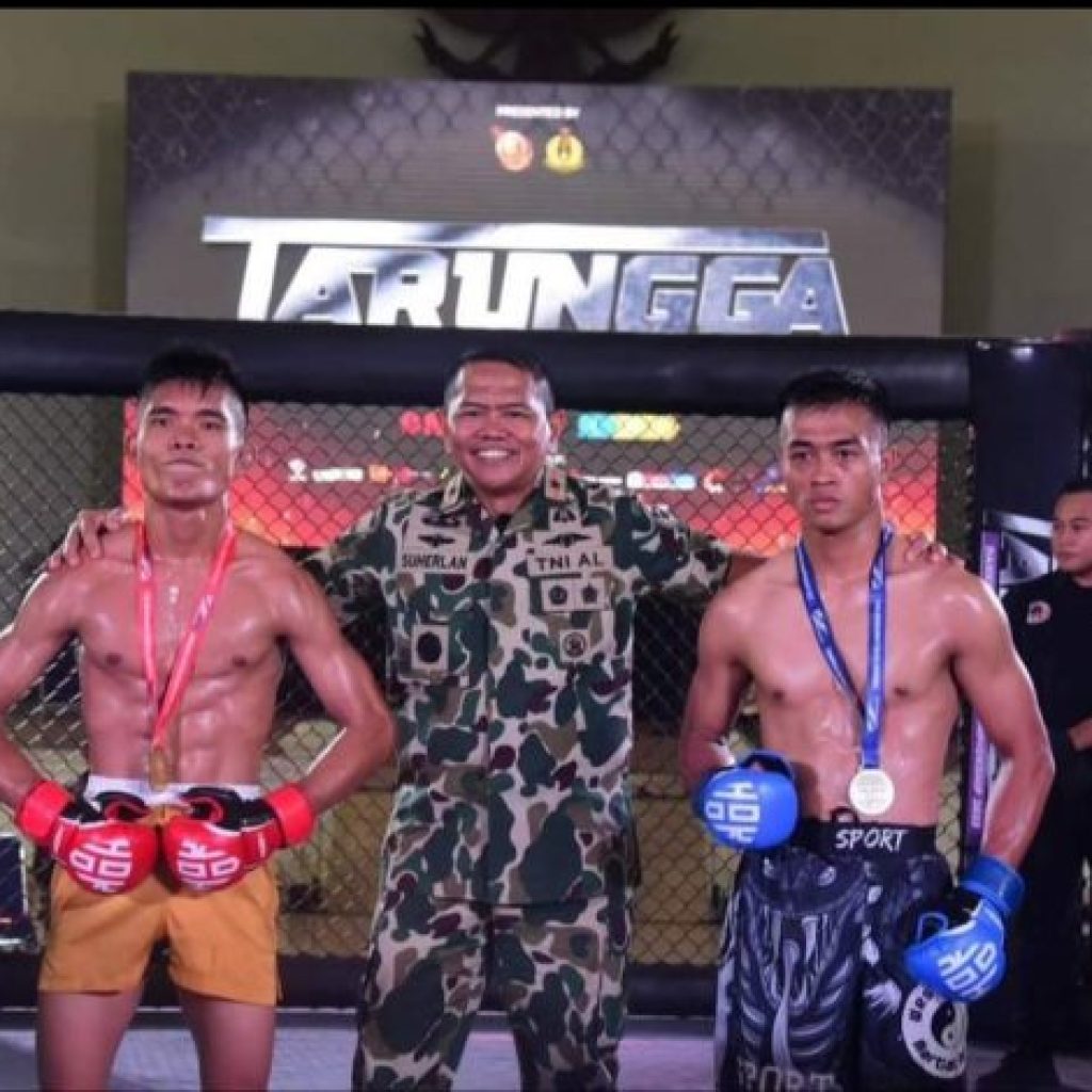 Korps Marinir Menggelar Pertandingan Tarung Bebas