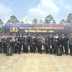 Polri menggelar Latihan Pra Operasi Satgas