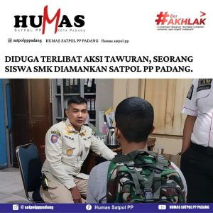 Siswa SMK Diamankan Satpol PP, Diduga Lakukan Aksi Tawuran