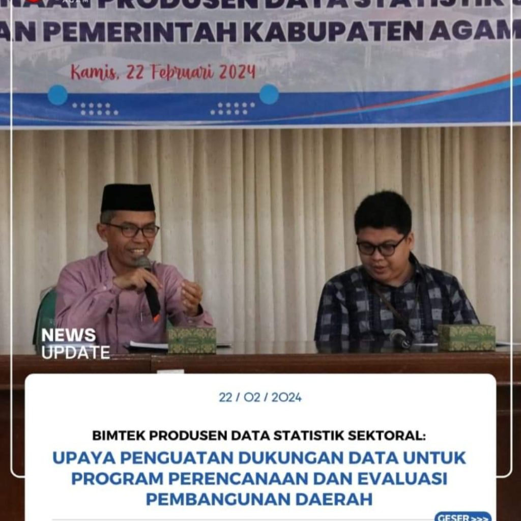 Dinas Komunikasi Dan Informatika Kabupaten Agam Membentuk Pokja Pengelolaan Data Statistik Sektoral