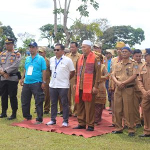 Bupati Hamsuardi Bertindak Sebagai Pembina Upacara Pada Peringatan Bulan K3 Nasional 2024 Tingkat Kabupaten Pasaman Barat