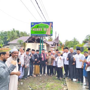 Peresmian Surau Nurul HAQ Menjadi Mesjid Di Nagari Sunua