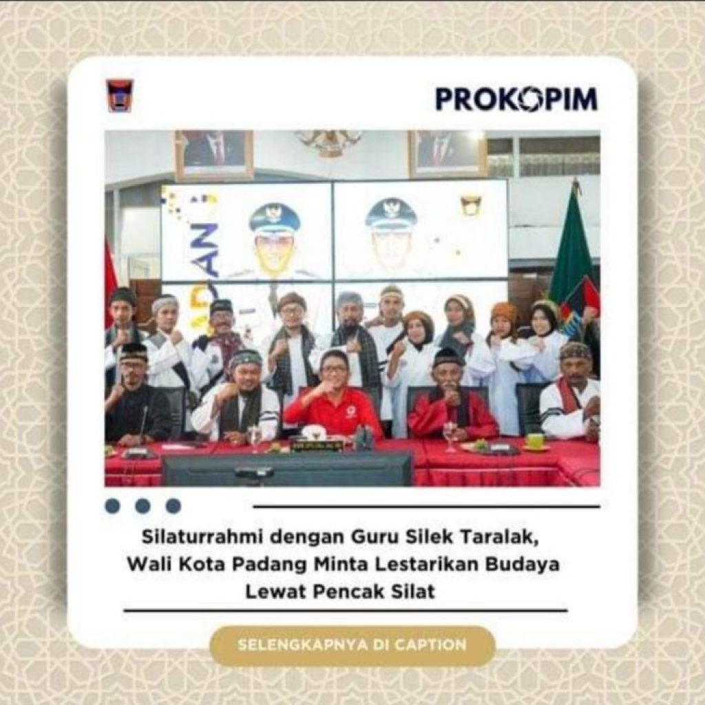 Wali Kota Padang Hendri Septa Membuka Acara Akbar Guru Silek Taralak Se-Indonesia