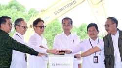 Presiden Joko Widodo Melakukan Peletakan Batu Pertama Gedung BPJS Kesehatan