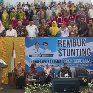 Ketua DPRD H. Erianto hadri Rembuk Stunting, 2024 Menjadi Tahun Akhir Untuk 14% Stunting Melalui Konvergensi Terintegrasi
