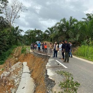 Wabup Risnawanto Tinjau Jembatan Putus Dan Jalan Amblas Di Rura Patontang