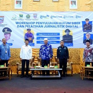 Workshop Penyuluhan Hukum Siber Dan Pelatihan Jurnalistik Digital, Bupati Hamsuardi Himbau Masyarakat Bijak Bermedia Sosial