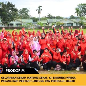 YJI Cabang Kota Padang Terus Berupaya Mewujudkan Warga Kota Padang Yang Sehat, Bugar Dan Produktif