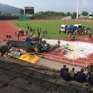 Kecelakaan Helikopter Angkatan Laut Malaysia, 10 Meninggal Dunia dan Tidak Ada Korban Selamat