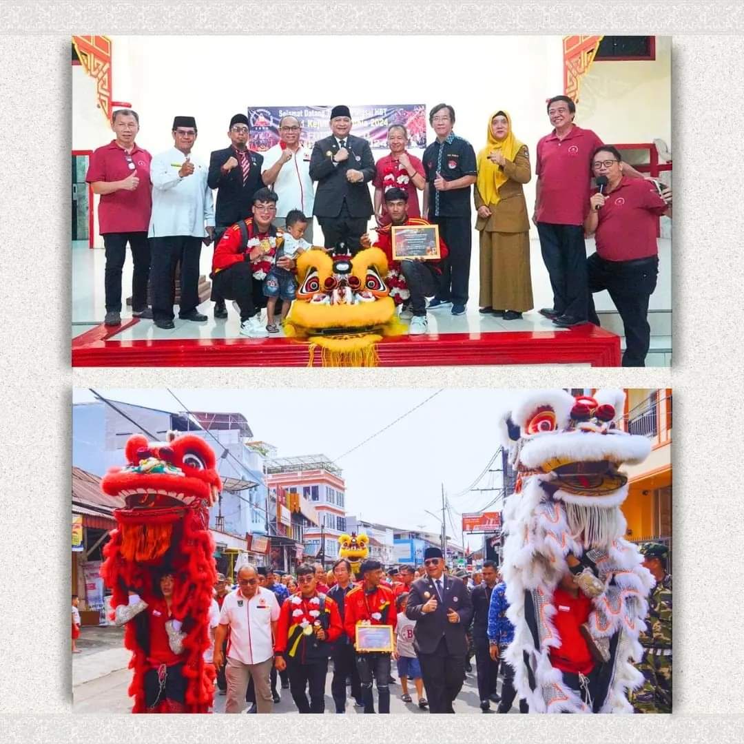 Tim Barongsai Himpunan Bersatu Teguh (HBT) Padang berhasil menjadi juara satu dunia pada ajang Federasi Olahraga Barongsai (FOBI) World Barongsai Championship 2024. Kemenangan ini dipersembahkan kepada Penjabat (Pj) Wali Kota Padang Andree Harmadi Algamar.