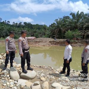 Penambang Emas Liar Meresahkan Warga, Polsek Ranah Batahan Lakukan Patroli Ketat