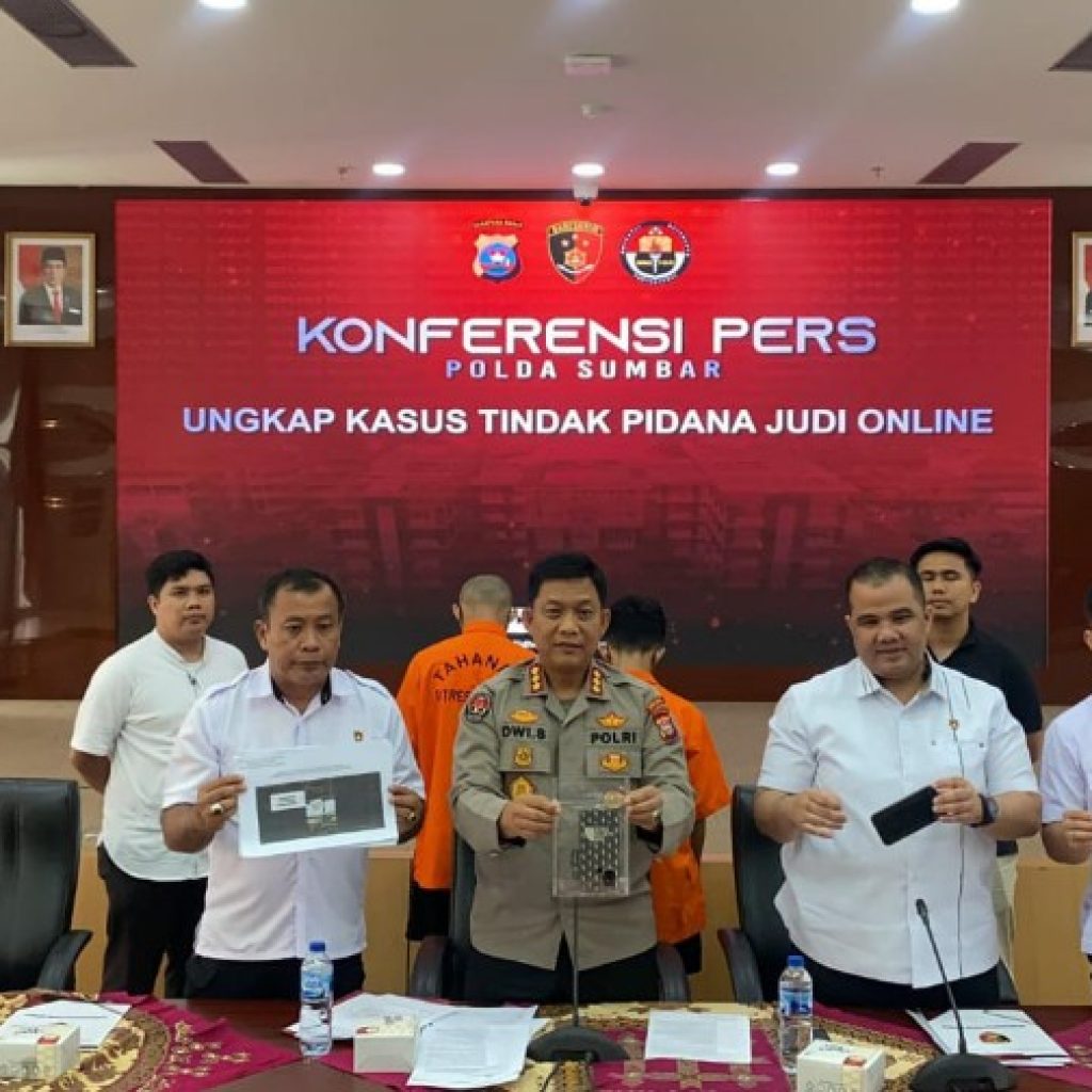 Dua Pelajar Ditangkap Polda Sumbar, Terlibat Promosi Judi Online