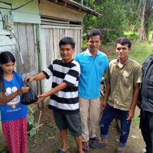 Lapas Terbuka Pasaman Berikan Daging Kurban kepada Warga Sekitar dalam Rangka Idul Adha