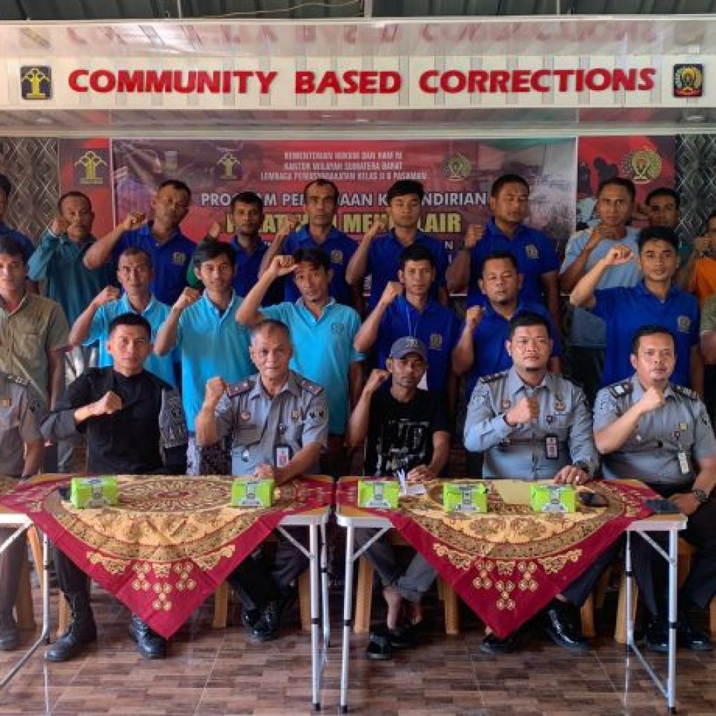 Pelatihan Meubelair Dibuka di Lapas Terbuka Pasaman