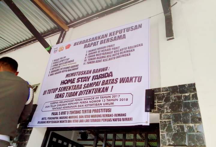 Pemkab Pasaman Barat Ambil Langkah Tegas Atasi Penyakit Masyarakat di Parit Koto Balingka