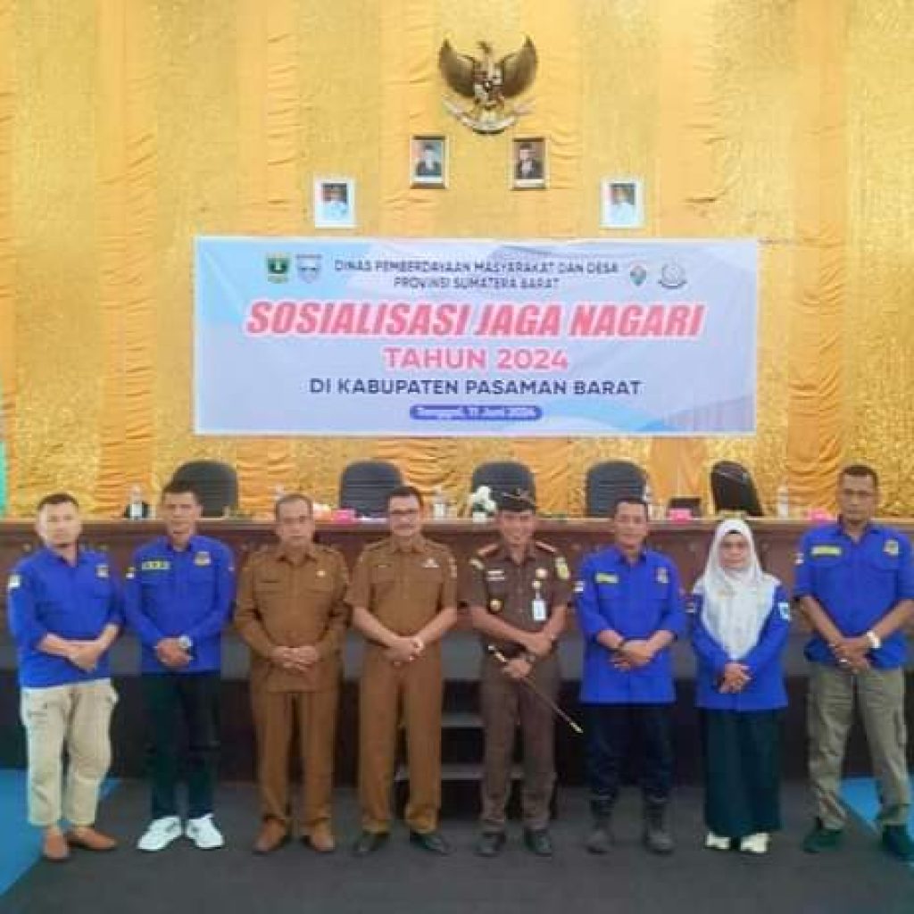 Sosialisasi Jaga Nagari 2024: DPMD Sumatera Barat dan Kejati Kawal Dana Desa di Pasaman Barat