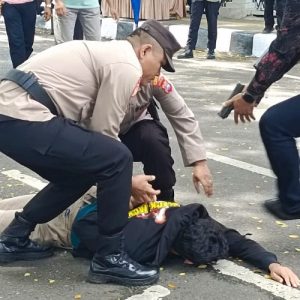 Polres Tanah Datar Laksanakan Simulasi Pengamanan Pilkada 2024 untuk Pastikan Kesiapan Personel