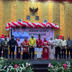 Malam Resepsi Kenegaraan Peringatan HUT RI ke-79, Ketua DPRD Pasbar Erianto Sampaikan Perpisahan