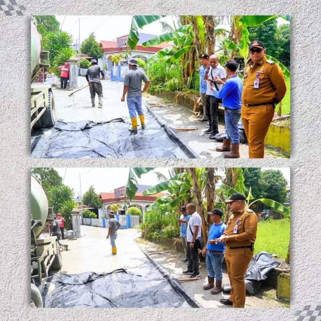 Perbaikan Jalan di Gang Sehati, Lubuk Begalung: Pj Wali Kota Padang Tinjau Progres