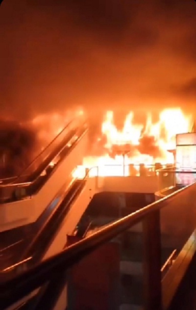 Kebakaran Melanda Restoran di Mal Ciputra Jakarta Barat