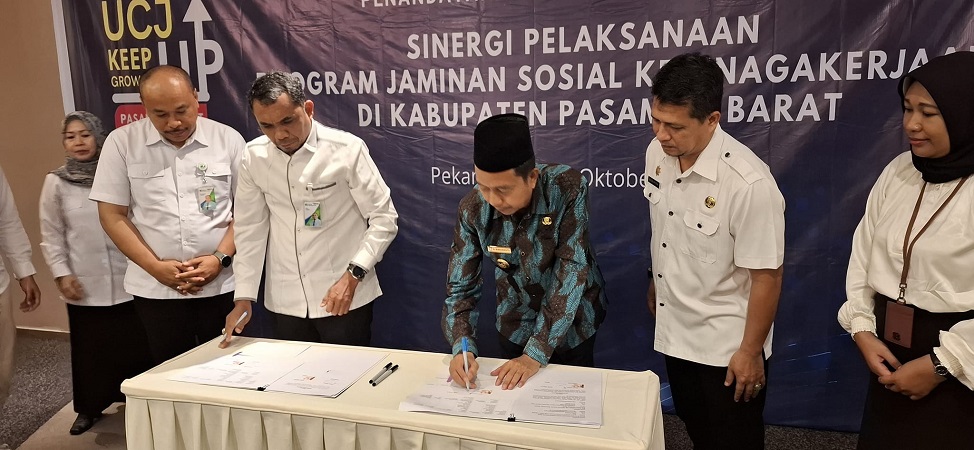Pemkab Pasaman Barat dan BPJS Ketenagakerjaan Sepakati Sinergi Jaminan Sosial