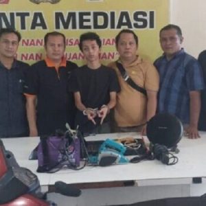 Pemuda 18 Tahun di Padang Ditangkap Setelah Melakukan Aksi Pencurian di Ruko