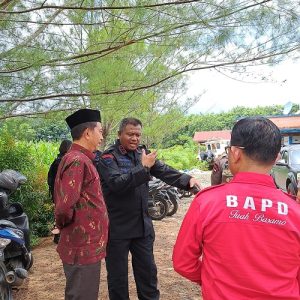 Plt Bupati Risnawanto Dampingi Dansat Brimob Polda Sumbar Tinjau Lokasi Pembangunan Mako Brimob di Pasaman Barat