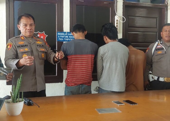 Komplotan Curanmor Asal Lampung yang Beraksi di 20 Lokasi di Kota Padang Berhasil Ditangkap Polisi