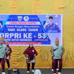 Lomba Senam Korpri Meriahkan HUT Korpri ke-53 di Pasaman Barat