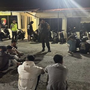 Polres Solok Kota Tangkap Sejumlah Remaja Diduga Hendak Tawuran dan Balap Liar
