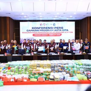 Bareskrim Polri Bongkar 6.881 Kasus Narkoba dalam Dua Bulan, 9.586 Tersangka Ditangkap dan 4,171 Ton Barang Bukti Diamankan