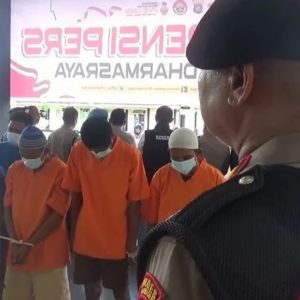Komplotan Perampok Bersenjata Lintas Provinsi Diringkus Polres Dharmasraya