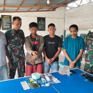 TNI Amankan Tiga Kurir dan Pengedar Narkoba di Pasaman Barat