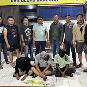 Tiga Pria Ditangkap Saat Asyik Berjudi Koa di Tanah Datar