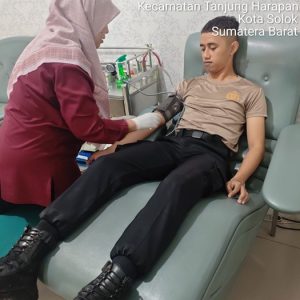Aksi Kemanusiaan Bripda Jhoe Claudino Marquoes: Donor Darah Sukarela di PMI Solok