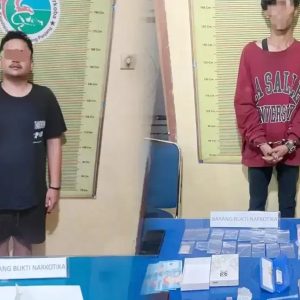 Dua Pria Terlibat Narkoba Dicokok Polisi di Padang Panjang