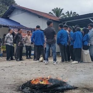 Mahasiswa Demo BNNK Pasaman Barat, Tuding Tak Serius Berantas Narkoba