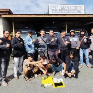 Sindikat Narkoba Asal Pekanbaru Diringkus di Limapuluh Kota, 25 Gram Sabu Siap Edar Diamankan Polisi