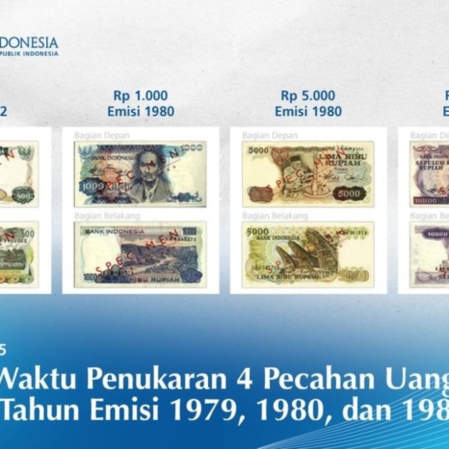 Uang Kertas Lama Ini Wajib Ditukar Sebelum 30 April 2025