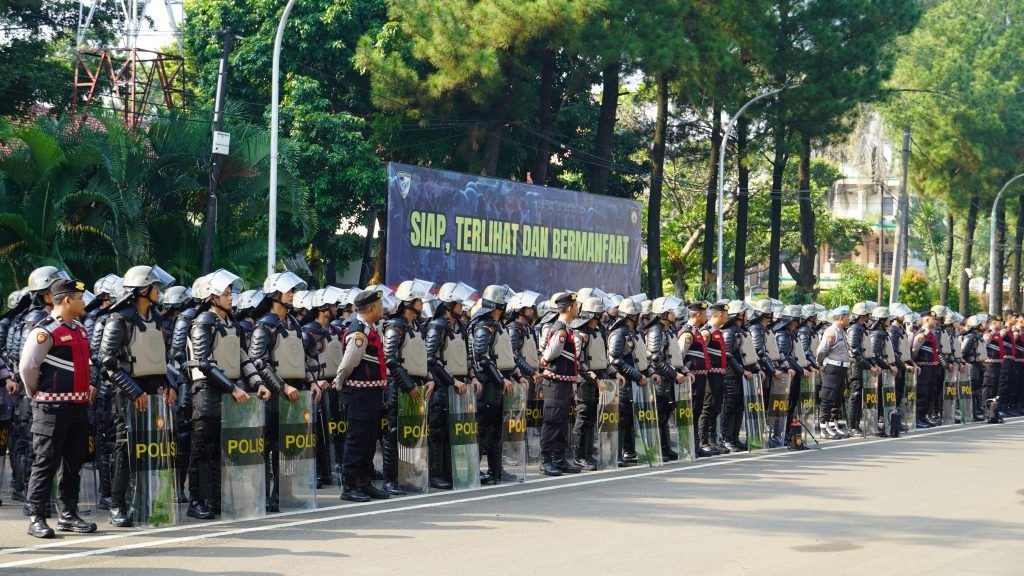 413 Personel Baharkam Polri Disiagakan Amankan May Day 2025
