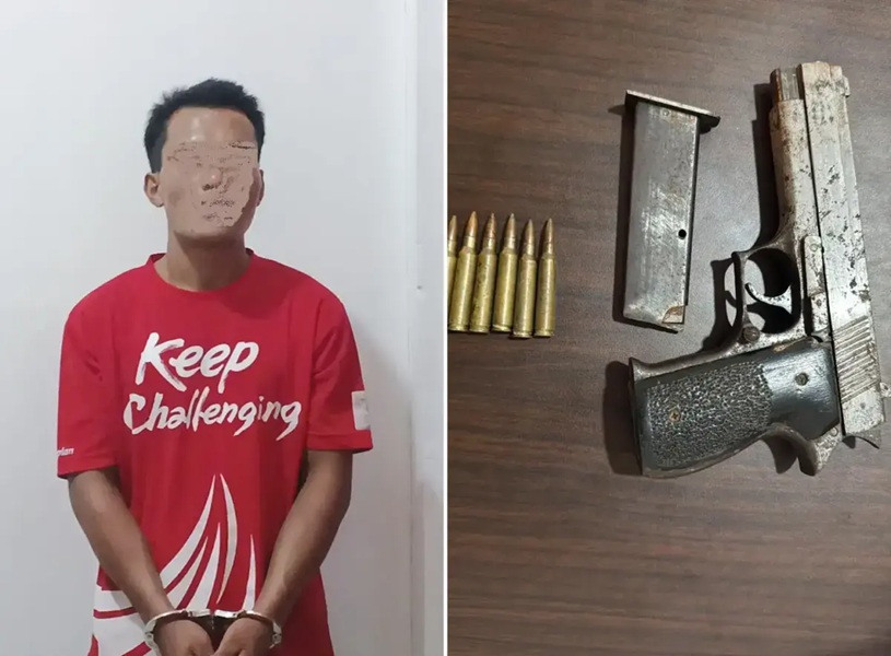 Bawa Senjata Api Ilegal Saat Pulang Kampung, Pria Asal Siberut Ditangkap Polisi di Masjid