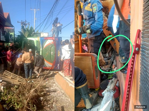Bus ALS Terguling di Padang Panjang, Balita Tewas dan 13 Penumpang Terjepit